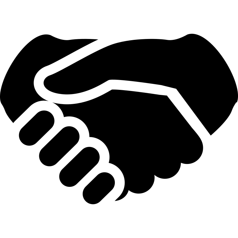 hand shake svg